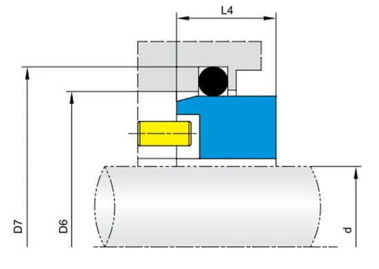 28TS C12 Mechanical Seals Seat Series for Pumps