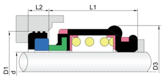 WG KB OEM Mechanical Seals for Pumps