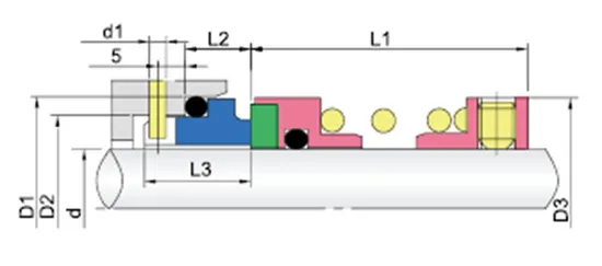 WGUS2 Single Spring Mechanical Seals for Pumps