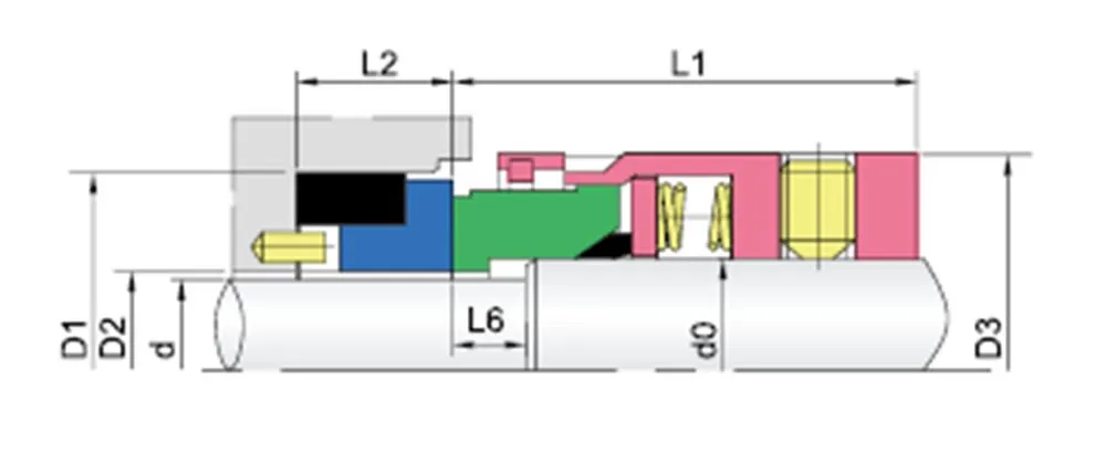 WG9B Multi Spring Mechanical Seals for Pumps