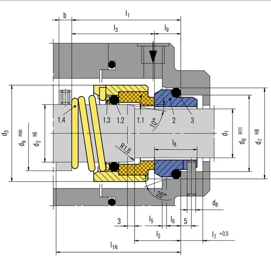 36 H12N Mechanical Seals for Pumps Pusher Seals