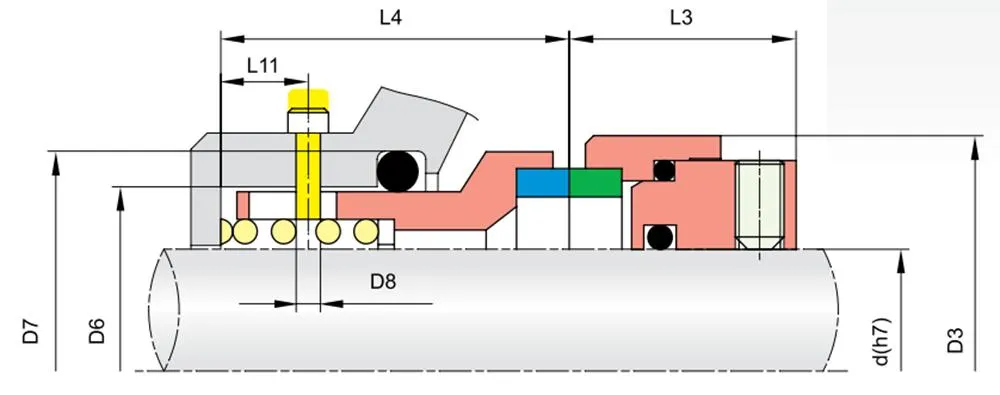 64TS PC28 O-ring Mechanical Seals for Pumps