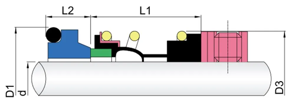 WG GLF-16 Grundfose Pump Mechanical Seals for Pumps