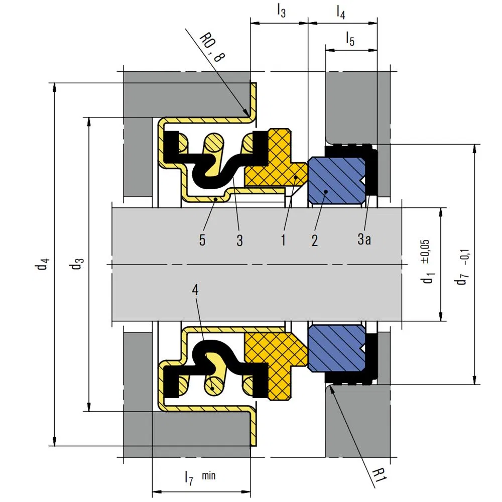 68 BT-A2 Mechanical Seals for Pumps Pusher Seals