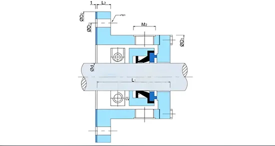 China Manufacturer Standard Industry Single Cartridge Mechanical Seal Type 4600 Seal for Water Pump