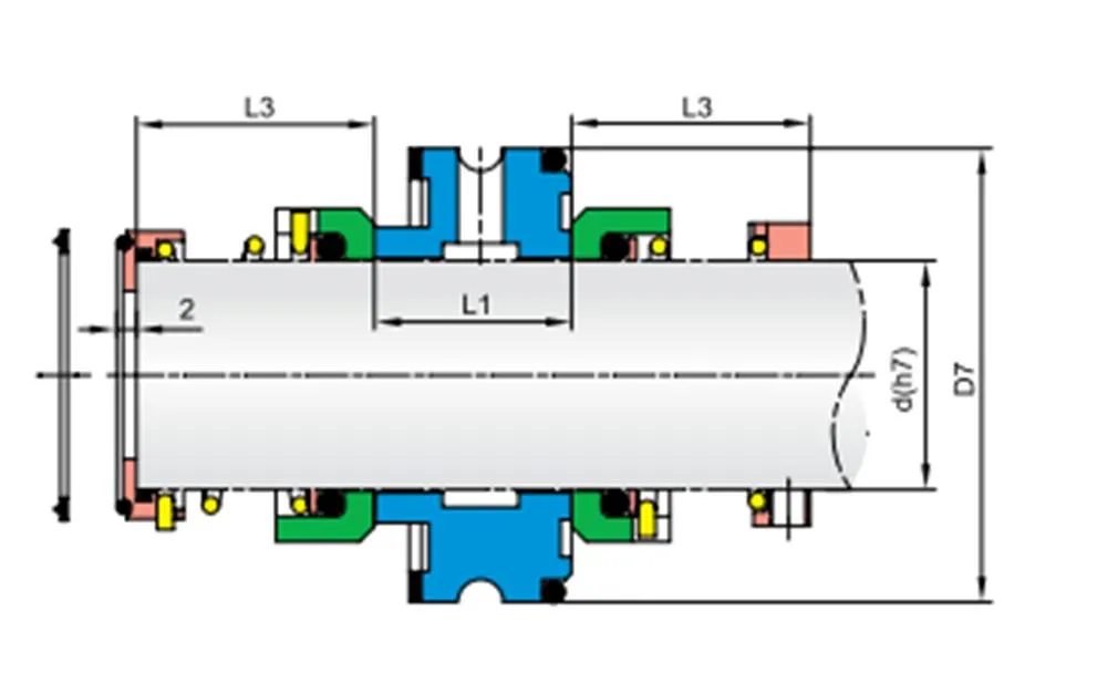 117TS PS03 Mechanical Seals for Sanitary Pumps