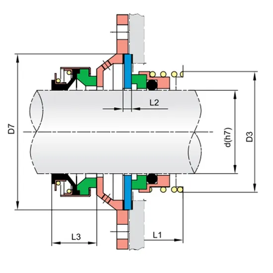 116TS PS01 Mechanical Seals for Sanitary Pumps