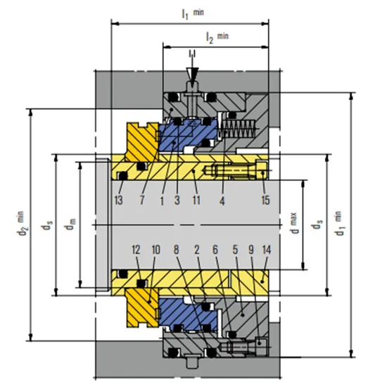 137 NF941 Mechanical Seals for Pumps Pusher Seals