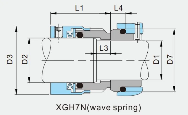 Single Spring Mechanaical Seasl TSH7N for Chemical Pumps