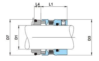 Premium Quality Metal Bellow Mechanical Seals TS 85N for Chemical Pumps