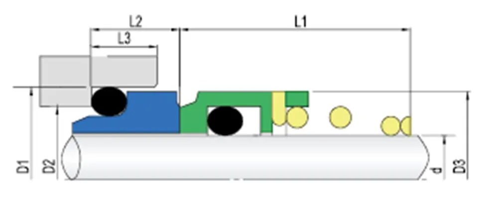WG80B Single Spring Mechanical Seals for Pumps
