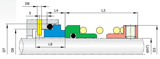 59TS PC21 O-ring Mechanical Seals for Pumps