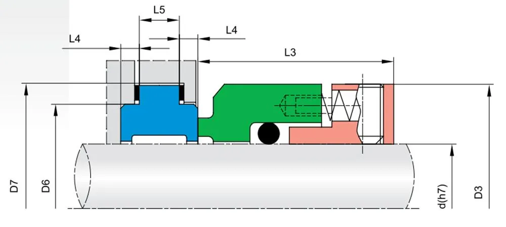 63TS PC27 O-ring Mechanical Seals for Pumps