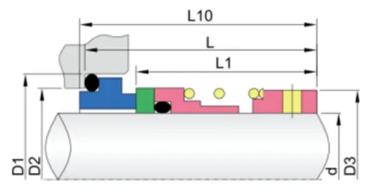 WG GLF-5 Grundfose Pump Mechanical Seals for Pumps