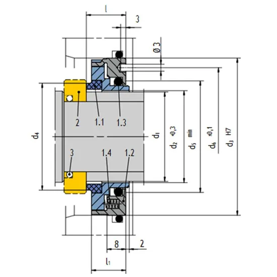 38 H10/H8 Mechanical Seals for Pumps Pusher Seals