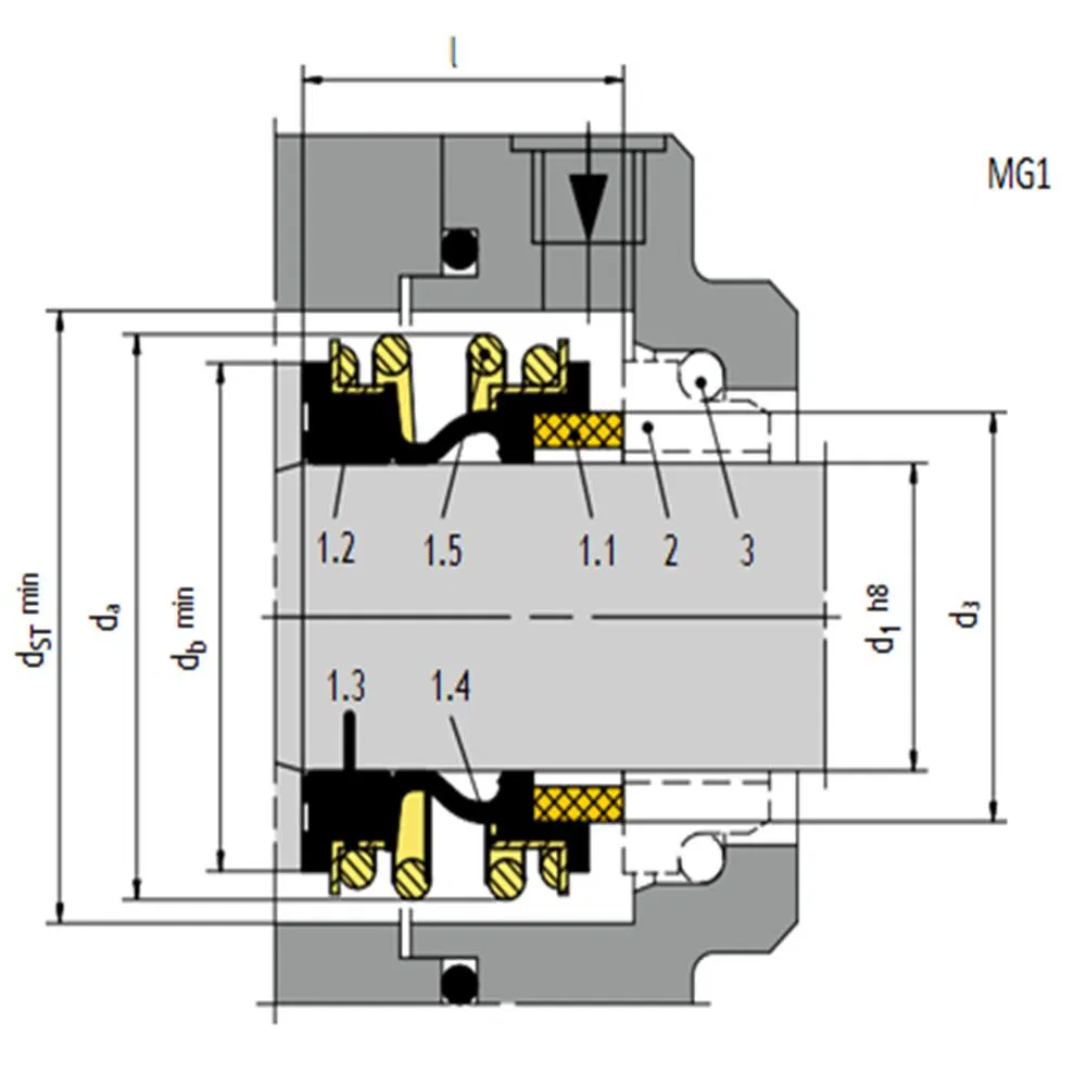 62 EA560 Mechanical Seals for Pumps Pusher Seals