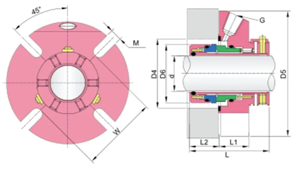 High Quality WG Cartridge Mechanical Seals for enhanced Pump Efficiency