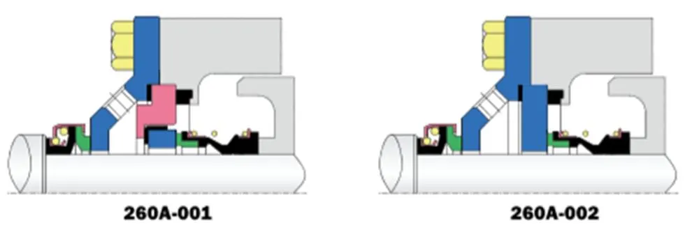 WG 260A OEM Mechanical Seals for Pumps