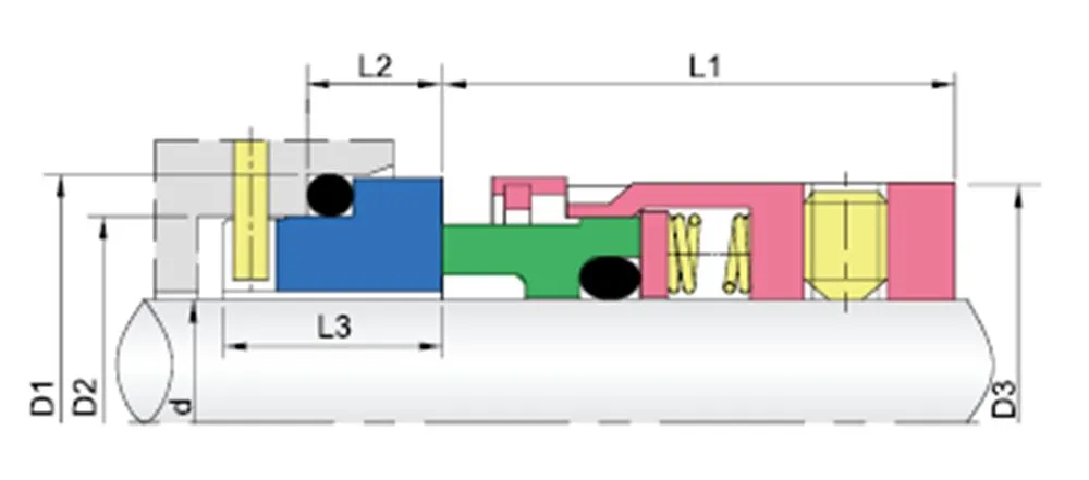 WG58U Multi Spring Mechanical Seals for Pumps