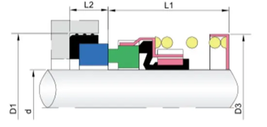 WG560A Elastomer Bellow Mechanical Seals for Pumps