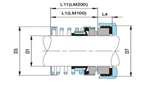 JC 200 Type Mechanical Seals for Water Pump
