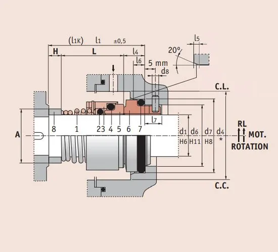 Uniten 5 Mechanical Seals for All Pumps