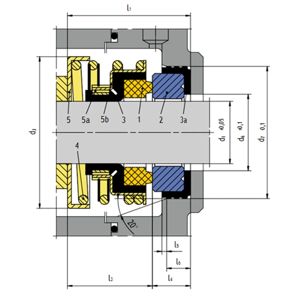 69 BT-PN Mechanical Seals for Pumps Pusher Seals