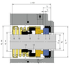 62 EA560 Mechanical Seals for Pumps Pusher Seals